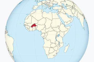 Krippe aus Burkina Faso